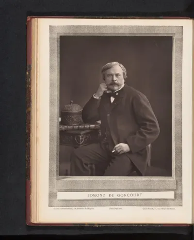 Portret van Edmond de Goncourt