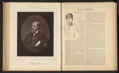 Portret van Edmond Morin