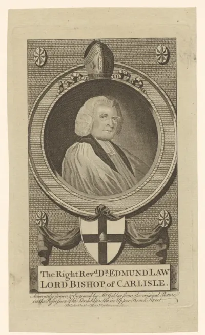 Portret van Edmund Law