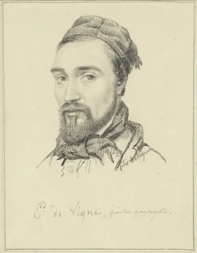 Portret van Edouard De Vigne