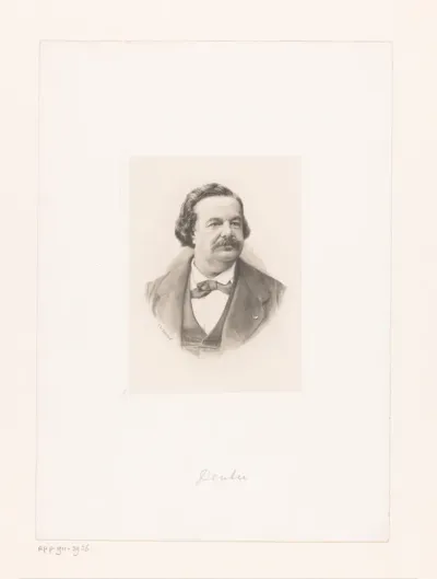 Portret van Edouard Dentu