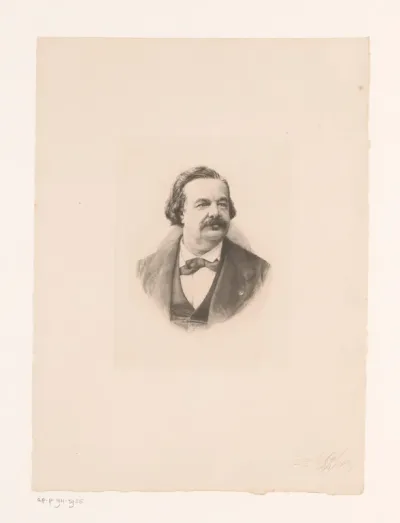 Portret van Edouard Dentu