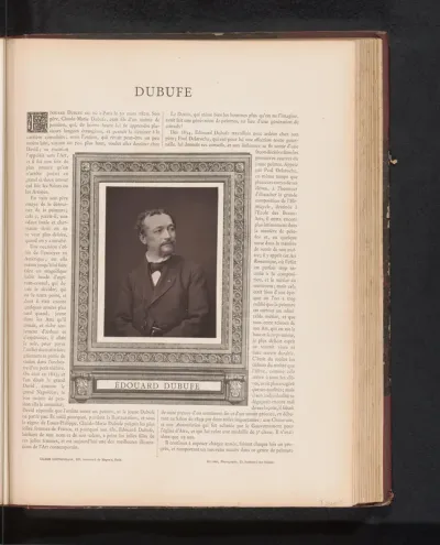 Portret van Edouard Louis Dubufe