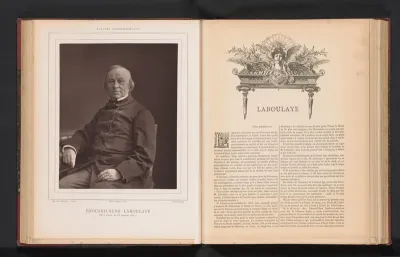 Portret van Édouard René Lefebvre de Laboulaye