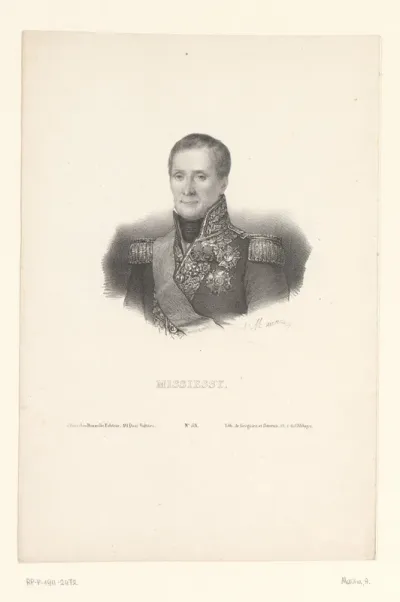 Portret van Édouard Thomas Burgues de Missiessy