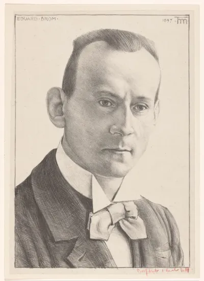 Portret van Eduard Brom
