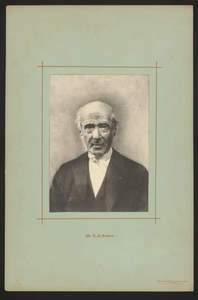 Portret van Eduard Isaac Asser