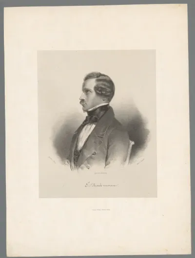 Portret van Eduard Julius Friedrich Bendemann
