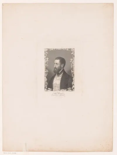 Portret van Eduard Maria Oettinger