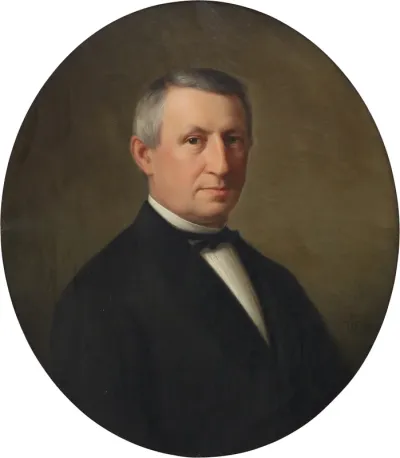 Portret van Eduard Receveur