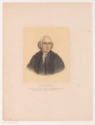 Portret van Eduard Sandifort