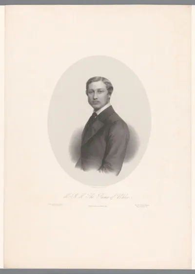 Portret van Eduard VII als Prins van Wales