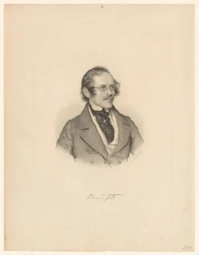 Portret van Eduard von Bauernfeld