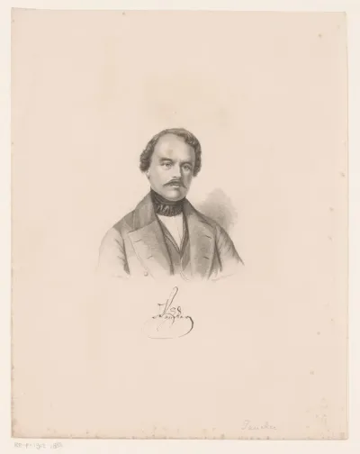 Portret van Eduard von Peucker
