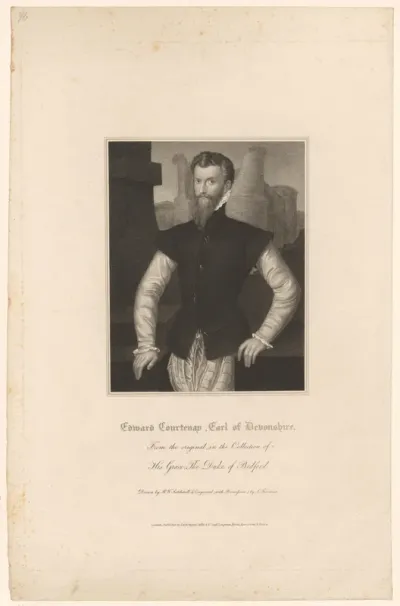 Portret van Edward Courtenay