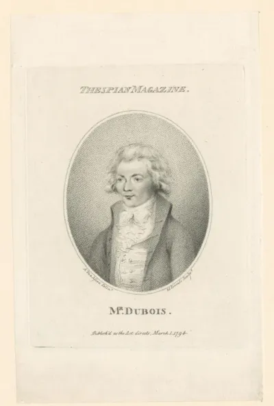 Portret van Edward Dubois