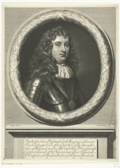 Portret van Edward Montagu (I) graaf van Sandwich