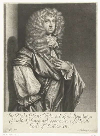 Portret van Edward Montague (II), graaf van Sandwich