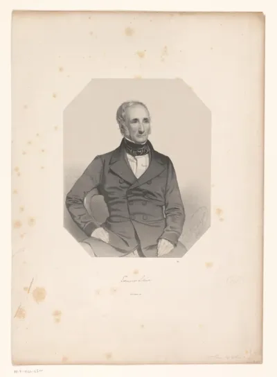 Portret van Edward Sabine