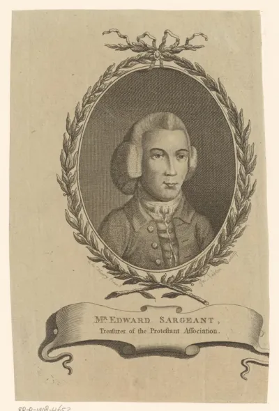 Portret van Edward Sargeant