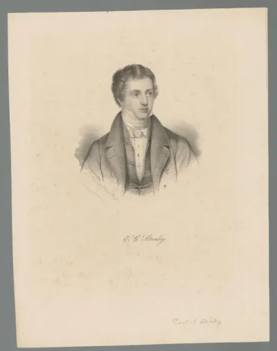 Portret van Edward Smith-Stanley
