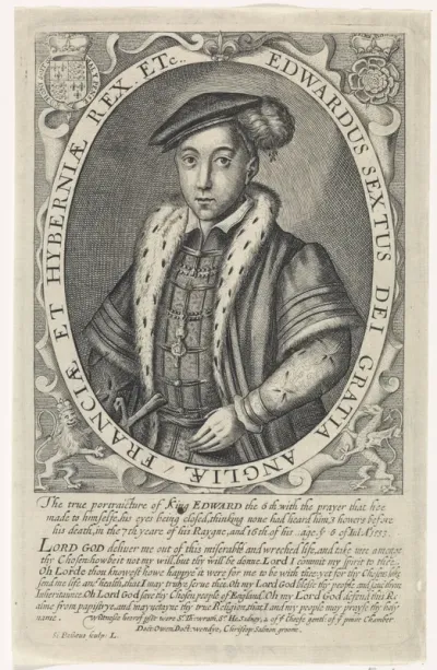 Portret van Edward VI, koning van Engeland