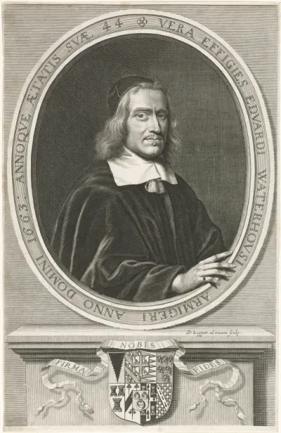 Portret van Edward Waterhouse