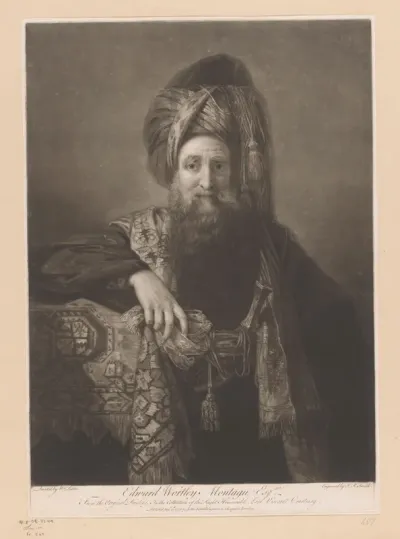 Portret van Edward Wortley Montagu