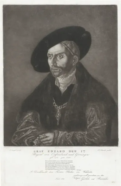 Portret van Edzard I de Grote