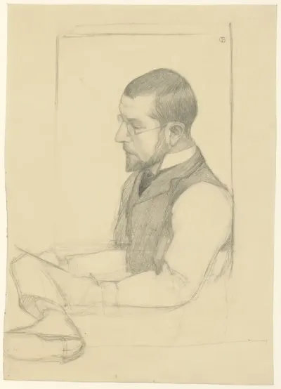 Portret van Edzard Koning