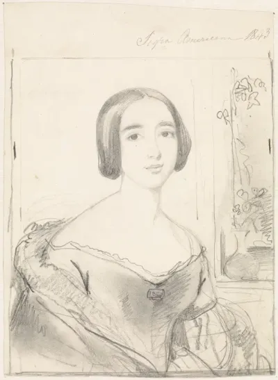 Portret van een Amerikaanse vrouw