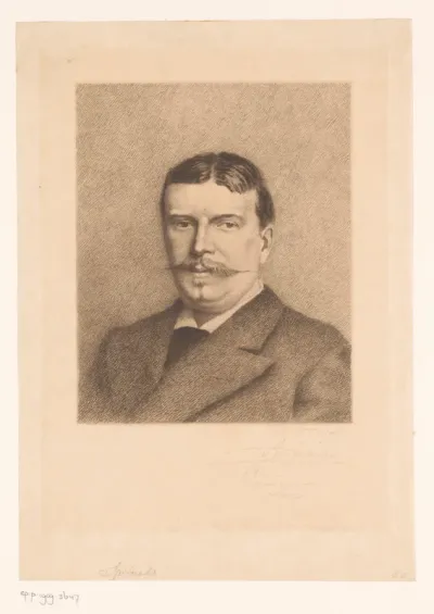Portret van een Belgische advocaat, mogelijk Paul Spitaëls