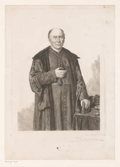 Portret van een bisschop, mogelijk monseigneur Lamy
