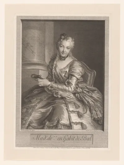 Portret van een dame, waarschijnlijk Madame de Mouchy