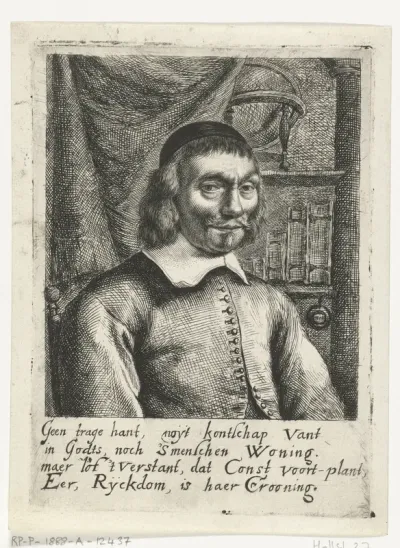 Portret van een geleerde (François van Oerle?)