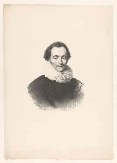 Portret van een Gerard Carel Rombach