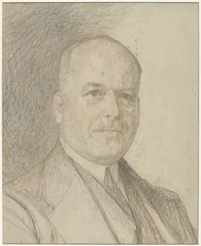 Portret van een heer, waarschijnlijk Walter Cohen
