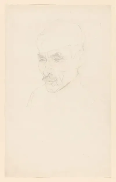 Portret van een Javaan (schets)