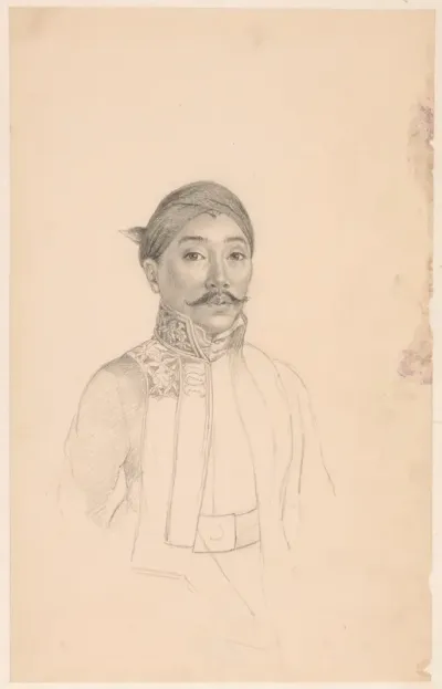 Portret van een Javaanse funcionaris