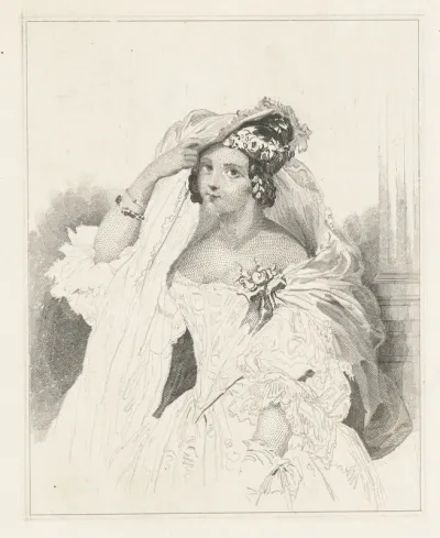 Portret van een jonge dame genaamd Lilia