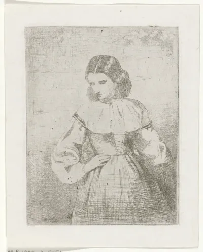 Portret van een jonge vrouw