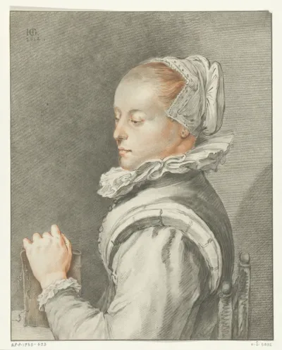 Portret van een jonge vrouw
