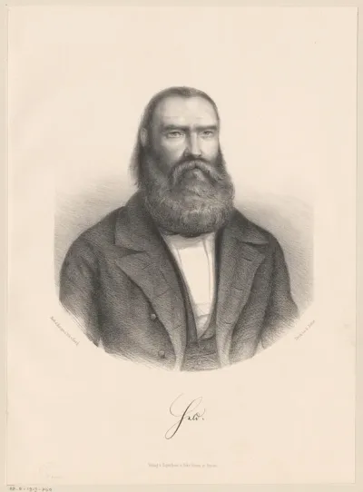 Portret van een man, aangeduid als Held
