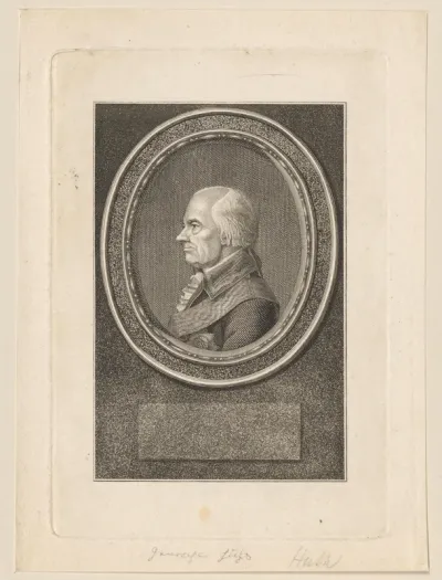 Portret van een man, aangeduid Huth
