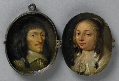 Portret van een man en een vrouw