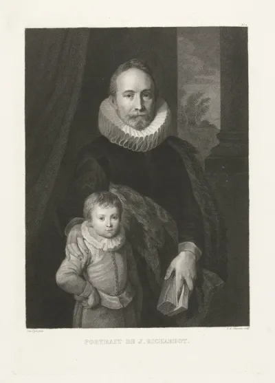 Portret van een man en zijn zoon, voorheen bekend als Jean Richardot