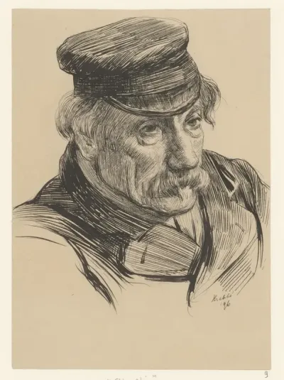 Portret van een man genaamd Slingertje