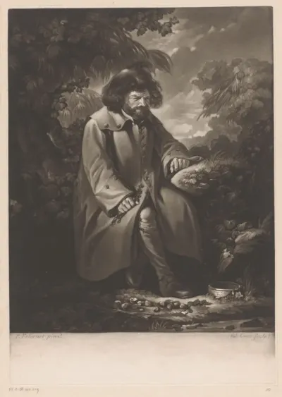Portret van een man in een bos