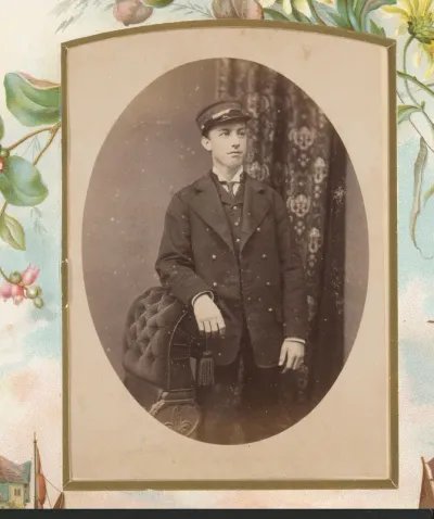Portret van een man in een maritiem uniform