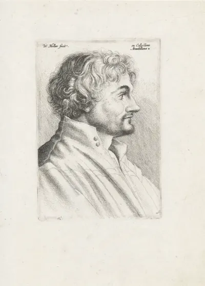 Portret van een man met borstelige baard
